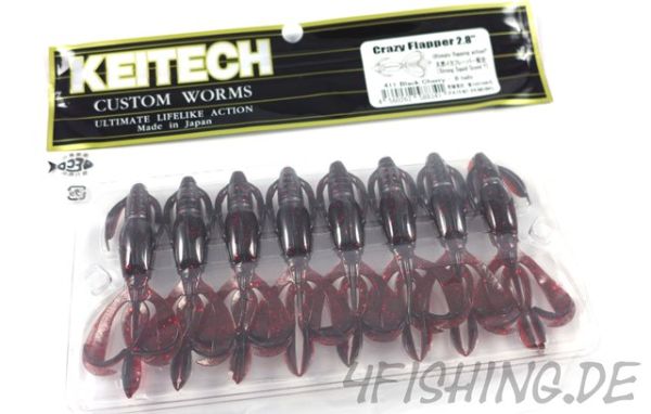 Der Crazy Flapper von KEITECH in 2,8" Farbe BLACK CHERRY