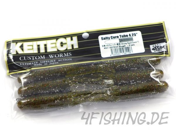 Keitech SALTY CORE TUBE in 4,25" Farbe BLUEGILL