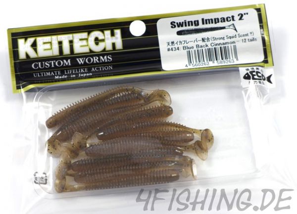 KEITECH Swing Impact in 2 Inch BLUE BACK CINNAMON
