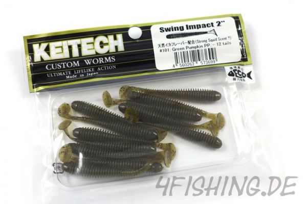 KEITECH Swing Impact in 2 Inch GREEN PUMPKIN PP.