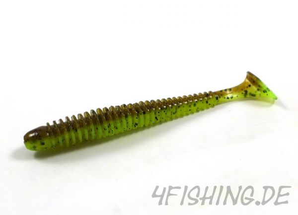 KEITECH Swing Impact in 3,5 Inch GREEN PUMPKIN / CHARTREUSE