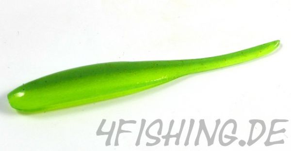 KEITECH Shad Impact LIME / CHARTREUSE in 3"