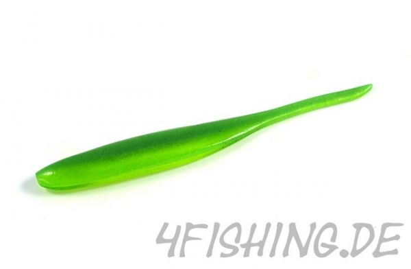 KEITECH Shad Impact LIME / CHARTREUSE in 5"