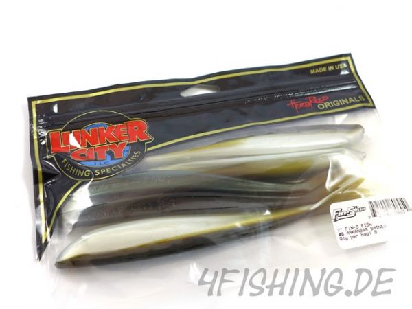 Lunker City Fin-S Fish in 7" ARKANSAS SHINER