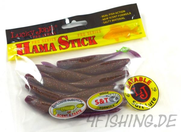 Lucky John Pro Series: Der Hama Stick in 3,5" Farbe PURPLE PLUM