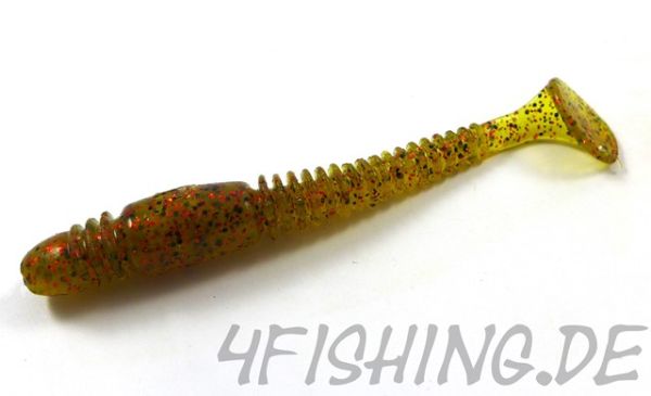 Lucky John Pro Series TIOGA in 2,9" (7,4 cm) in GREEN PUMPKIN - der Raubfischkiller!!!