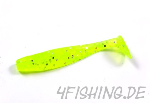 Der LJ-MINNOW in 2,2" (5,6 cm) von Lucky John in LIME CHARTREUSE - Barschkiller!!!