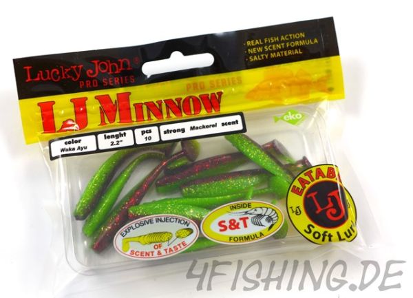 Der LJ-MINNOW in 2,2" (5,6 cm) von Lucky John in WAKA AYU - Barschkiller!!!