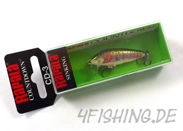 Rapala COUNTDOWN 3 cm Farbe RT Regenbogenforelle)
