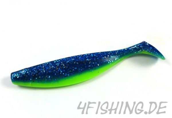 Relax "Xtra Soft" in 6'' (ca. 16 cm) II in Relax, Shadxperts, Xtra Soft, 6", 16 cm, 2.0, 472 fluogelb/blau-glitter