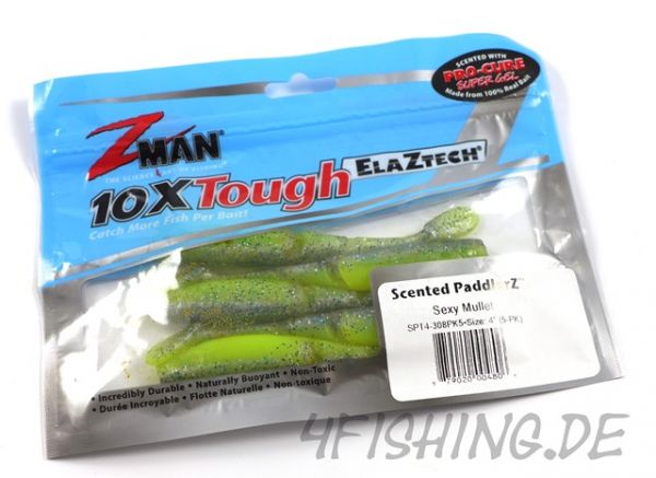 Z-Man Scented Paddlerz in 4" (10,5 cm) SEXY MULLET