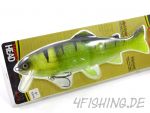 Castaic Hard Head Real Bait 12" (30,5 cm) in RENO PERCH WHITE (floating)