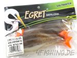 Wedge Tail II - Zander Shad (Egret Baits) in 5" in NATRURAL SHRIMP OT