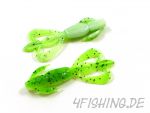 Der Crazy Flapper von KEITECH in 2,8" Farbe CHARTREUSE PEPPER SHAD