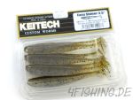 KEITECH Easy Shiner GREEN PUMPKIN PP. SHAD in 3,5" - Topgummi aus Japan