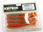 KEITECH Easy Shiner MOTOROIL / ORANGE in 3,5" - Topgummi aus Japan