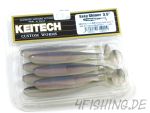 KEITECH Easy Shiner PRO BLUE / RED PEARL in 3,5" - Topgummi aus Japan