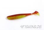 KEITECH Easy Shiner CHARTREUSE SILVER RED in 4" - aromatisierter Topgummi aus Japan