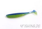 KEITECH Easy Shiner LIME / BLUE in 4" - aromatisierter Topgummi aus Japan