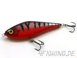 Monarch Dok HECHTKILLER-MAMMA der dicke Jerkbait in RED TIGER