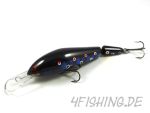 Der TAIMEN - 16 cm Traumwobbler handmade by Monarch Dok Farbe BLACK LAX