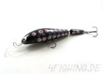 Der TAIMEN - 16 cm Traumwobbler handmade by Monarch Dok Farbe BLACK LAX