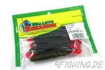 Bass Assassin Walleye Assassin (Turbo Sea Shad) in 4" AVOCADO RED TAIL