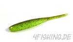 KEITECH Shad Impact GREEN PUMPKIN / CHARTREUSE in 4"